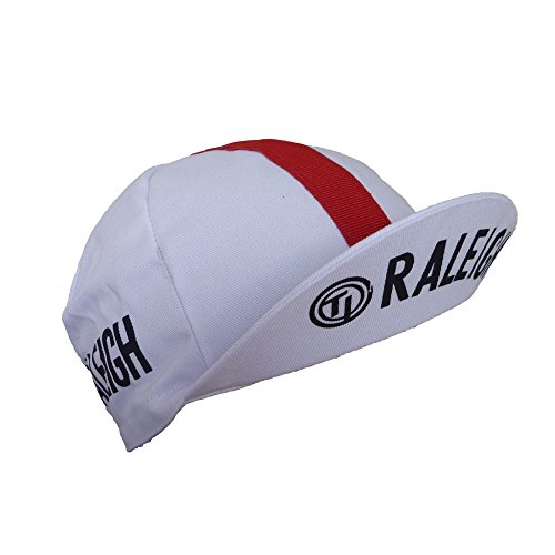 APIS Retro cycling team cap Vintage fixie TI Raleigh white and red Funky Caps & Hats Shop