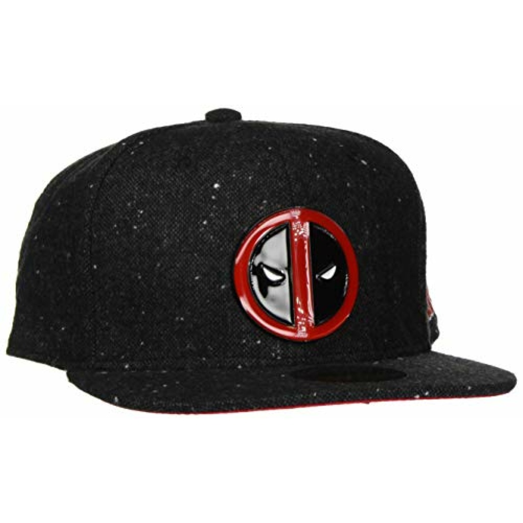 Bioworld Difuzed Casquette Marvel Deadpool Logo Metal Baseball Cap