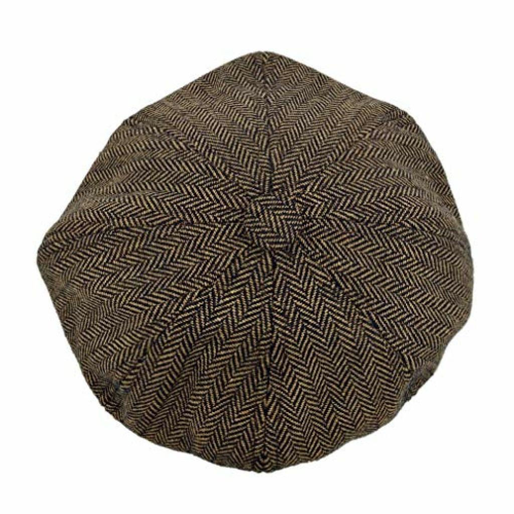 KeepSa Newsboy Cap Baker Boy Hat Flat Caps 8 Panel Peaky Herringbone