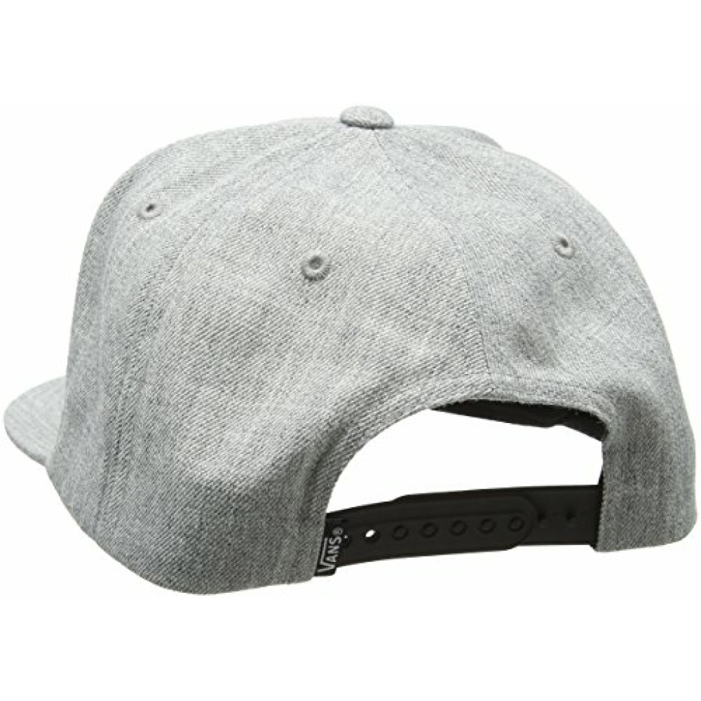 Vans Men's Full Patch Snapback Baseball Cap, Grey (Heather Grey Htg), One Size Funky Caps