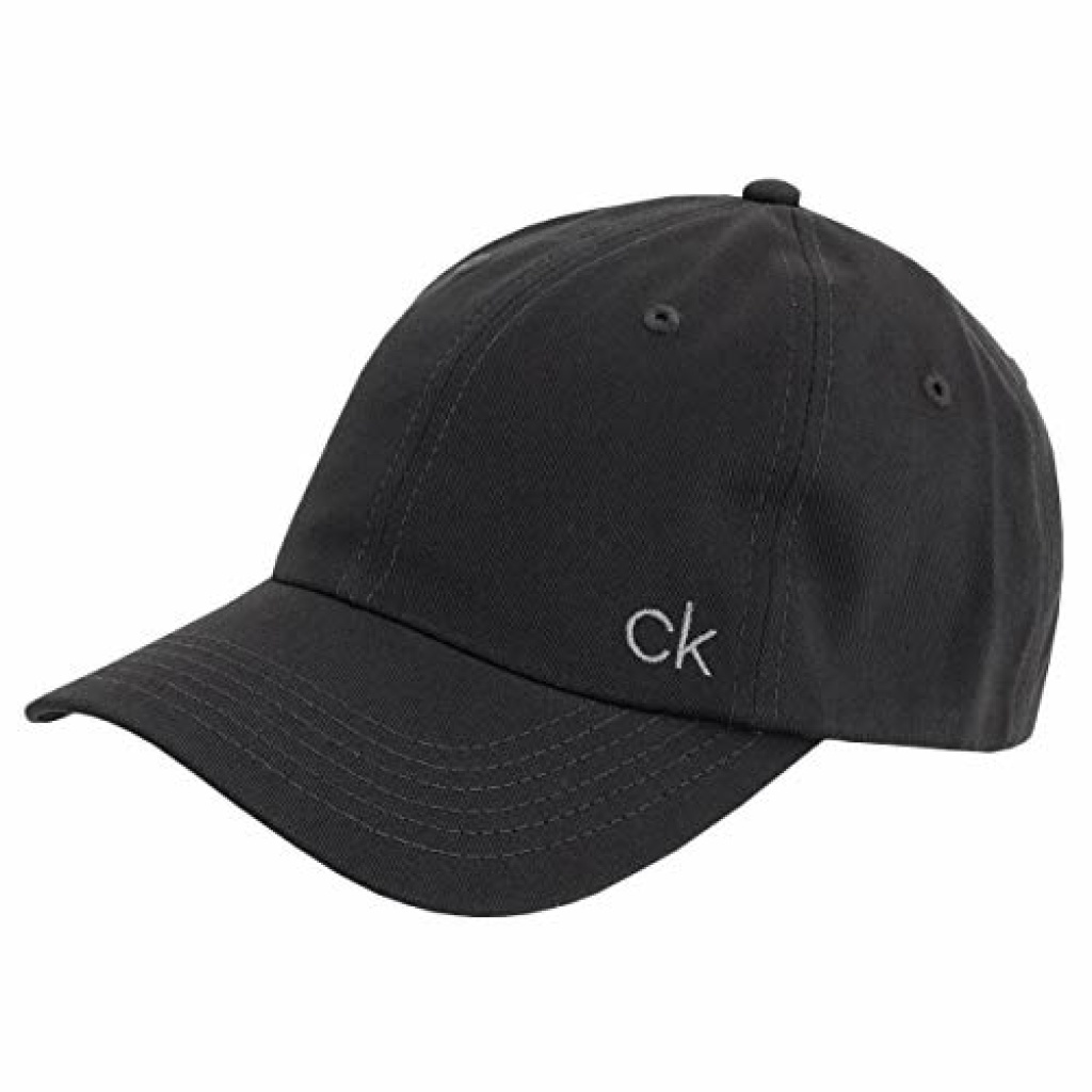 Calvin Klein Mens Classic Cotton Cap Charcoal One Size Funky Caps