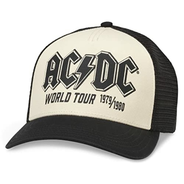 AMERICAN NEEDLE ACDC Officially Licensed Adjustable Baseball Hat