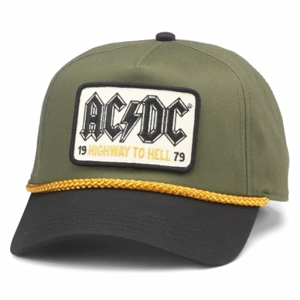 American Needle ACDC Roscoe Adjustable Snapback Baseball Hat