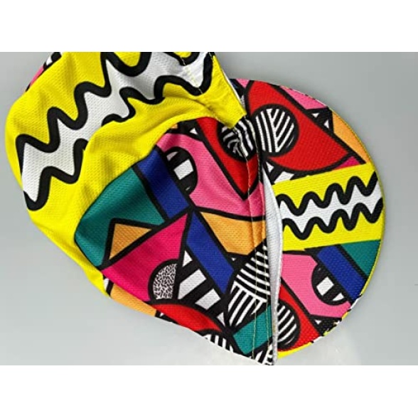 BikingBros Funny Cycling Cap - Polyester Cartoon Cycling Hat-Under Helmet - Cycling Helmet Liner Breathable&Sweat Uptake - Image 6