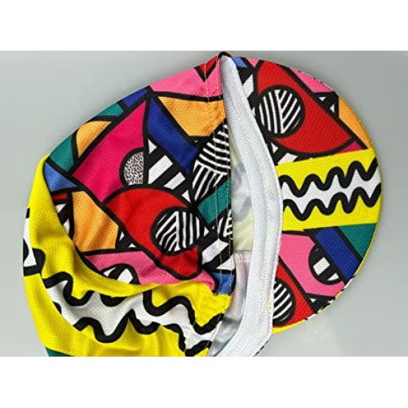 BikingBros Funny Cycling Cap - Polyester Cartoon Cycling Hat-Under Helmet - Cycling Helmet Liner Breathable&Sweat Uptake - Image 7