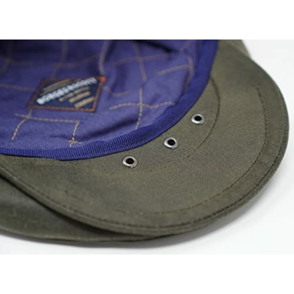 Borges & Scott The Drake - Waterproof - Traditional Wax Flat Cap - Image 4