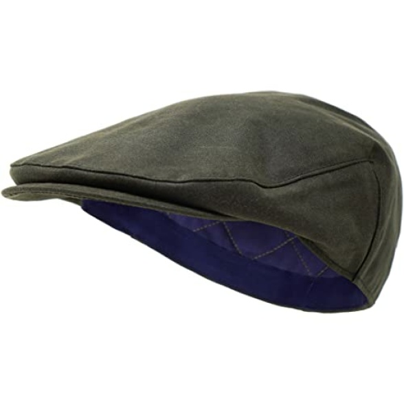 Borges & Scott The Drake - Waterproof - Traditional Wax Flat Cap