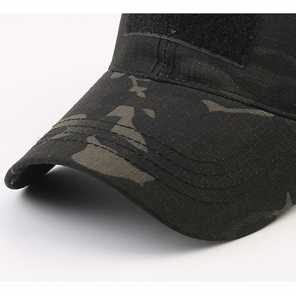CHINWHI Baseball Cap Men Sun Protection Tactical Camo Hat Military Camo for Camping Camping Hiking Outdoors Sport Adjustable Unisex - Image 3