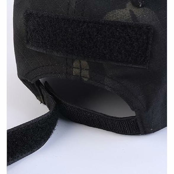 CHINWHI Baseball Cap Men Sun Protection Tactical Camo Hat Military Camo for Camping Camping Hiking Outdoors Sport Adjustable Unisex - Image 5