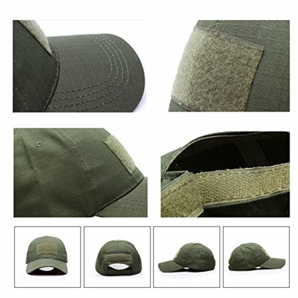 CHINWHI Baseball Cap Men Sun Protection Tactical Camo Hat Military Camo for Camping Camping Hiking Outdoors Sport Adjustable Unisex - Image 7