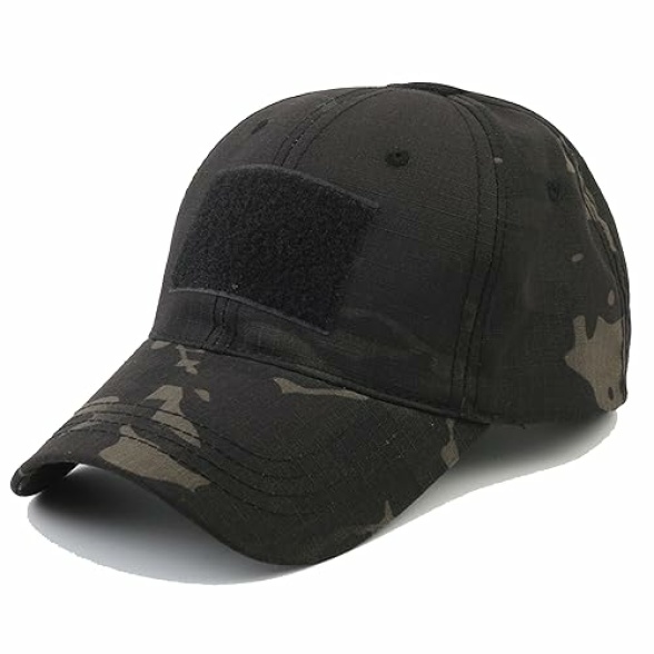 CHINWHI Baseball Cap Men Sun Protection Tactical Camo Hat Military Camo for Camping Camping Hiking Outdoors Sport Adjustable Unisex