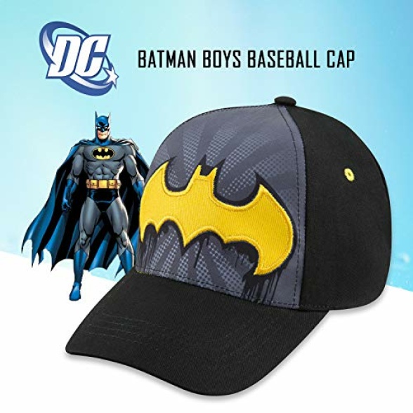DC Comics Boys Batman Baseball Cap - Ages 2-7 - Image 3