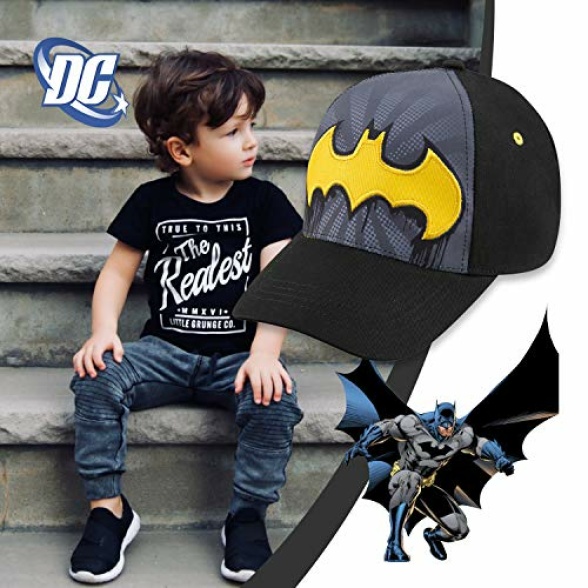 DC Comics Boys Batman Baseball Cap - Ages 2-7 - Image 4