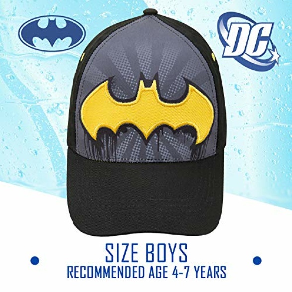 DC Comics Boys Batman Baseball Cap - Ages 2-7 - Image 5
