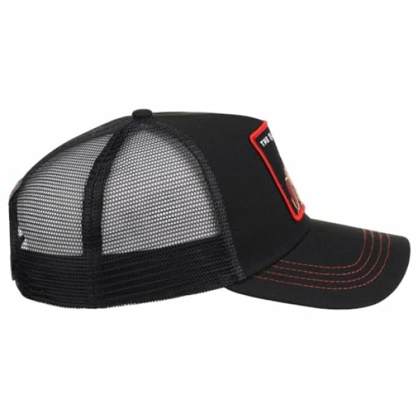 DC Comics Flash A-Frame Trucker Adjustable Snapback Cap blk/red, Black/Red, One size - Image 6