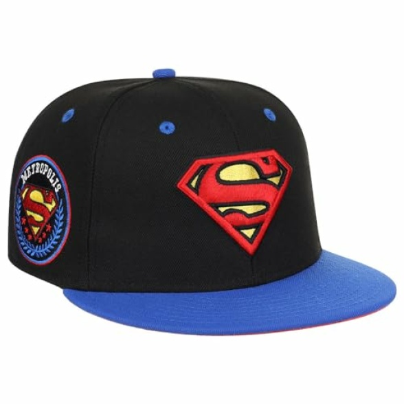 DC Comics Iconic Characters Logo w/Comic UV Fitted Cap - Image 4