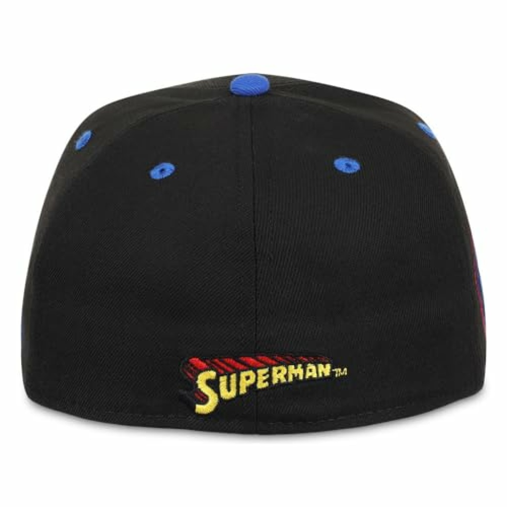 DC Comics Iconic Characters Logo w/Comic UV Fitted Cap - Funky Caps ...