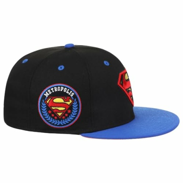 DC Comics Iconic Characters Logo w/Comic UV Fitted Cap - Image 7