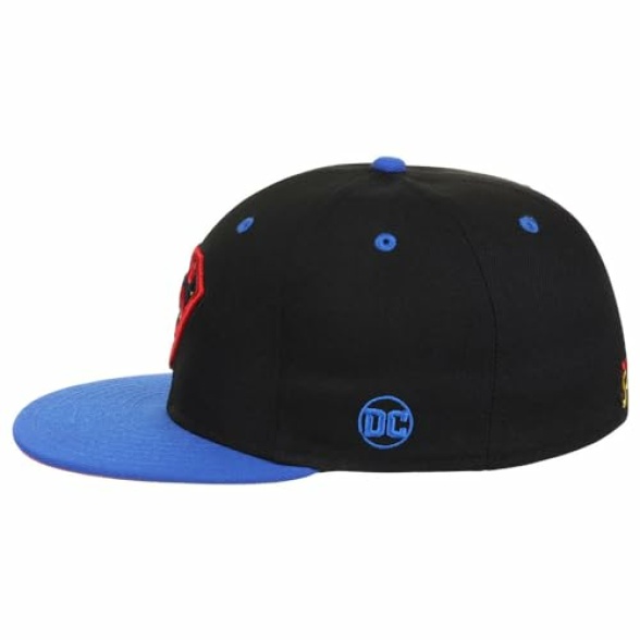 DC Comics Iconic Characters Logo w/Comic UV Fitted Cap - Image 8