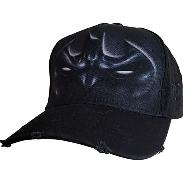 DC Comics Men's Distressed With Metal Clasp Baseball Cap, Black, One Size UK