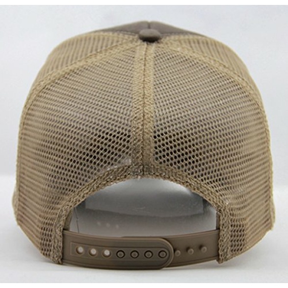 Decentron Mens Vintage Mesh Trucker Hat Outdoor Adjustable Baseball Cap Clean Up Snapback Cap - Image 4