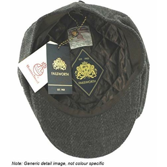 Failsworth Harris Tweed 'Carloway' Baker Boy / Newsboy Cap - Image 3