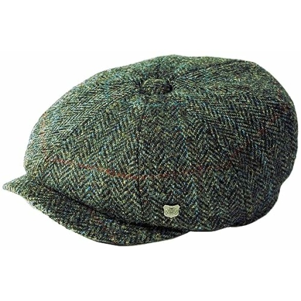 Failsworth Harris Tweed 'Carloway' Baker Boy / Newsboy Cap