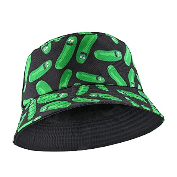 Faletony Unisex Reversible Bucket Hat Print Double-Side-Wear Cotton Sun Hat Fisherman Hat - Image 3