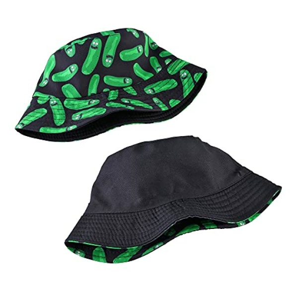 Faletony Unisex Reversible Bucket Hat Print Double-Side-Wear Cotton Sun Hat Fisherman Hat - Image 5
