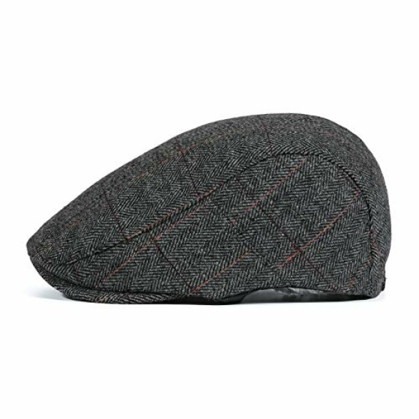 Flat Cap Newsboy Hat Gatsby Cabbie Beret Hat Herringbone Pageboy Caps Vintage Spring Autumn Winter Caps - Image 3
