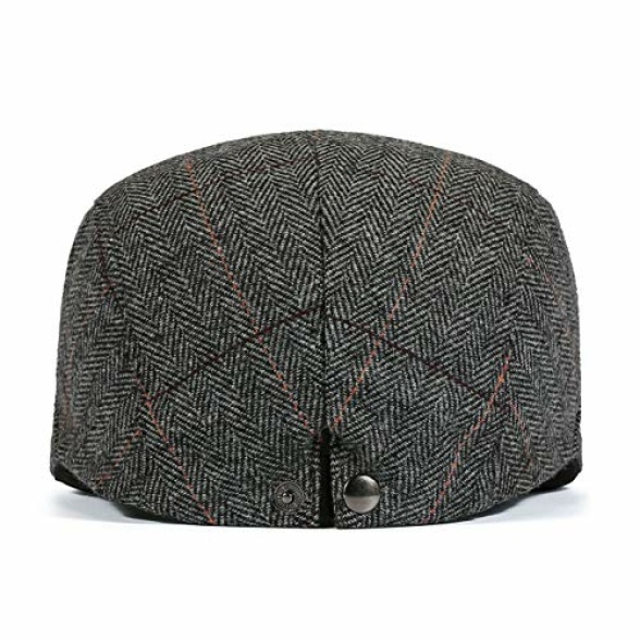 Flat Cap Newsboy Hat Gatsby Cabbie Beret Hat Herringbone Pageboy Caps Vintage Spring Autumn Winter Caps - Image 5