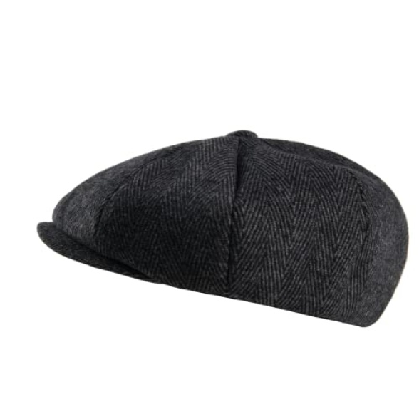 GEANBAYE Newsboy Cap Peaky Baker Flat Caps for Men Women - Image 3