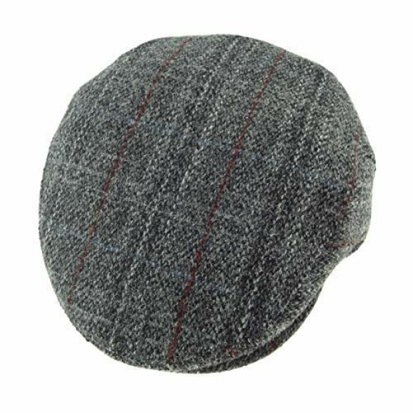 Glen Appin Gents Authentic Harris Tweed County Flat Cap GH0495