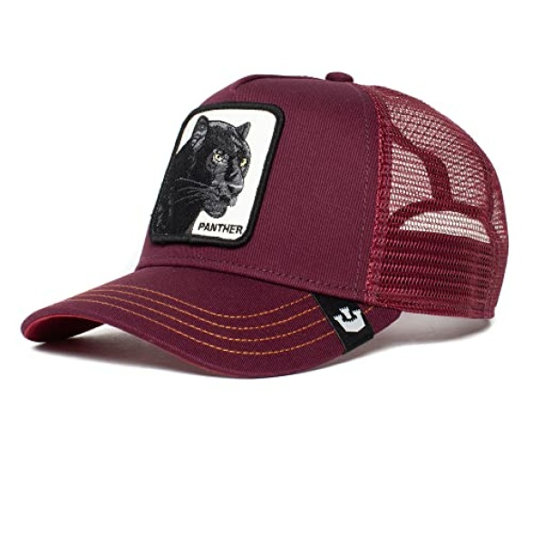 Goorin Bros. The Farm Adjustable Trucker Cap, Maroon The Panther, One Size