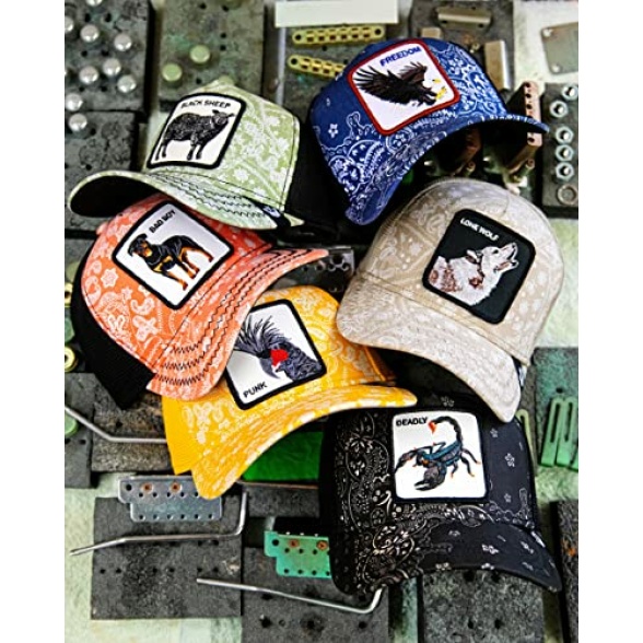 Goorin Bros. The Farm Paisley Collection Adjustable Mesh Trucker Cap Baseball - Image 8