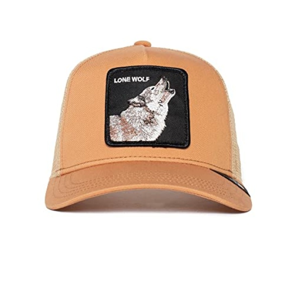 Goorin Bros. The Farm Trucker-Kappe aus Netzstoff für Damen und Herren Baseball Cap, Mauve (Lone Wolf Truckin), One Size - Image 3