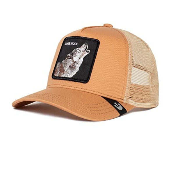 Goorin Bros. The Farm Trucker-Kappe aus Netzstoff für Damen und Herren Baseball Cap, Mauve (Lone Wolf Truckin), One Size