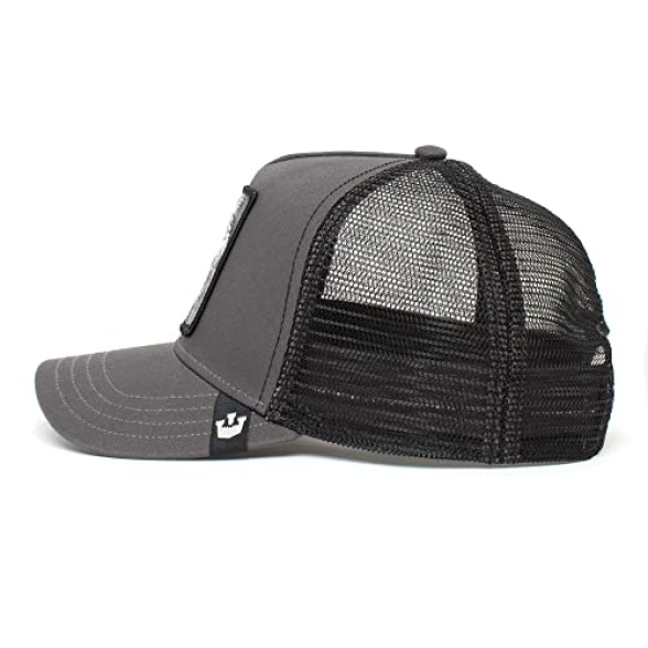 Goorin Bros. The Farm Unisex Baseball Trucker Cap, Grey (Extra Large), One Size - Image 4