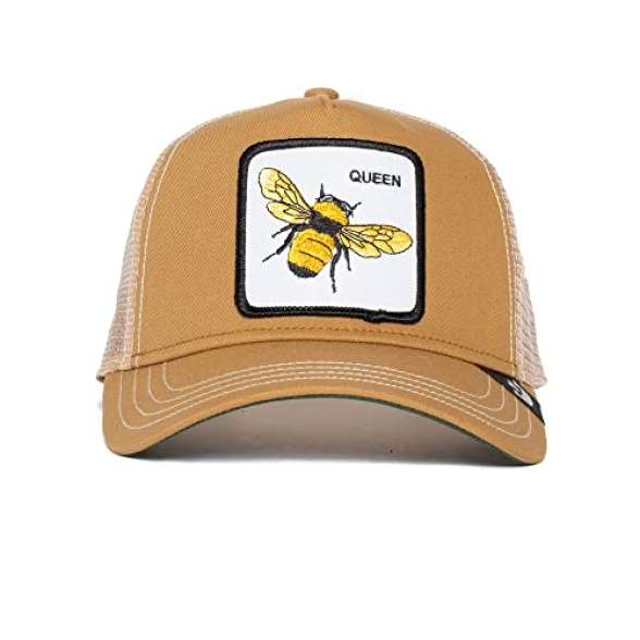 Goorin Bros. The Queen Bee Khaki Adjustable Trucker Cap - Image 3