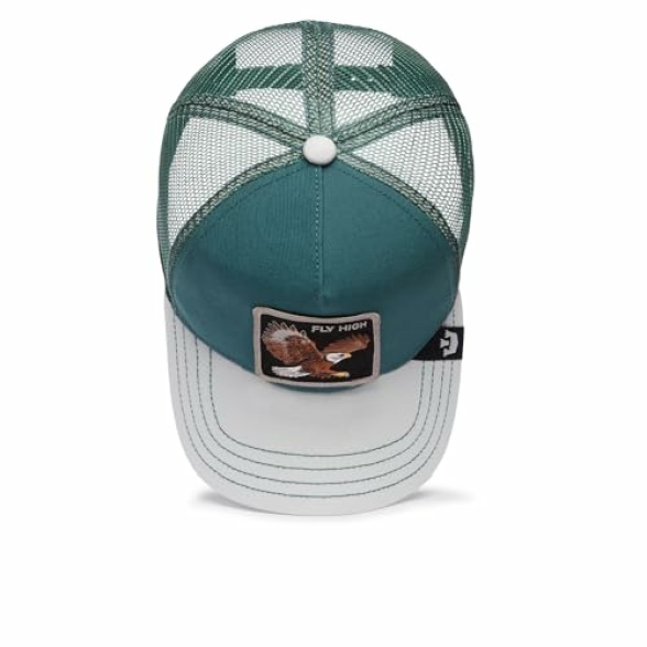 Goorin Bros. Trucker Cap Animal Patch Farm Snapback hat mesh Curved Visor - Image 6