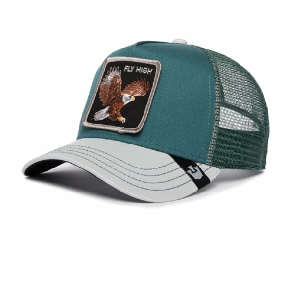 Goorin Bros. Trucker Cap Animal Patch Farm Snapback hat mesh Curved Visor