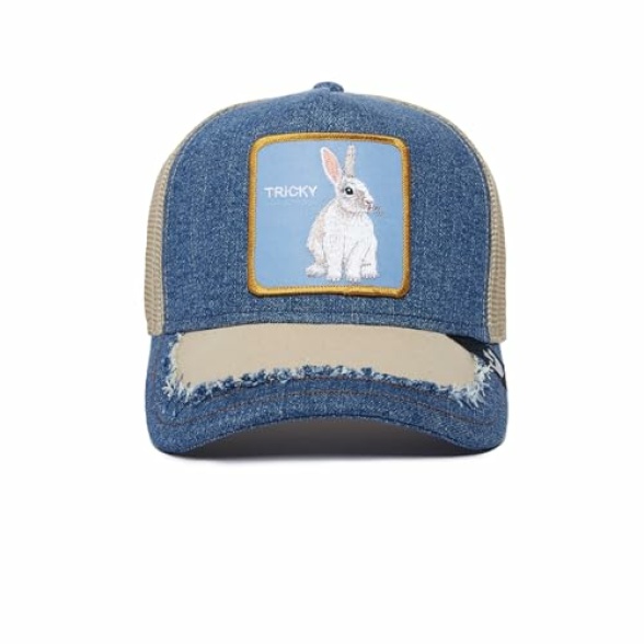 Goorin Bros. Unisex Silky Roots Collection Denim Adjustable Trucker Hat - Image 3