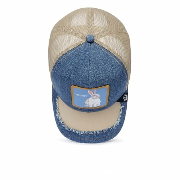 Goorin Bros. Unisex Silky Roots Collection Denim Adjustable Trucker Hat - Image 6