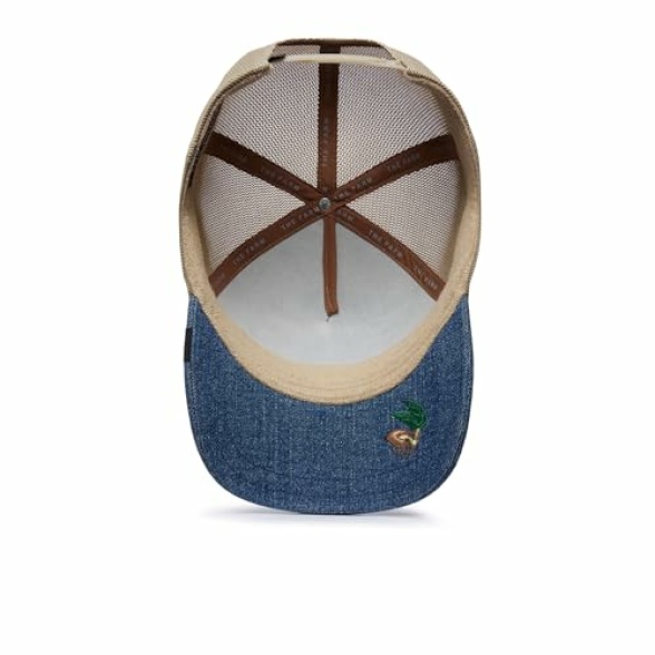 Goorin Bros. Unisex Silky Roots Collection Denim Adjustable Trucker Hat - Image 7