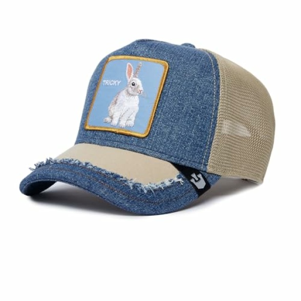 Goorin Bros. Unisex Silky Roots Collection Denim Adjustable Trucker Hat