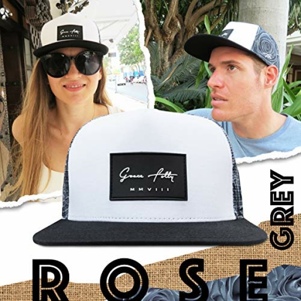 Grace Folly Trucker Hat for Men & Women. Snapback Mesh Caps - Image 6