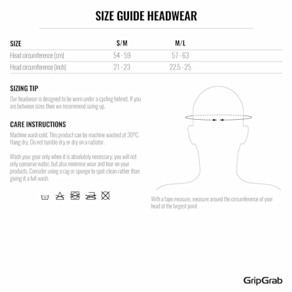 GripGrab Lightweight Summer Cycling Cap UV-Protection Under-Helmet Visor Mesh Hat Thin Breathable SPF Bicycle Headwear