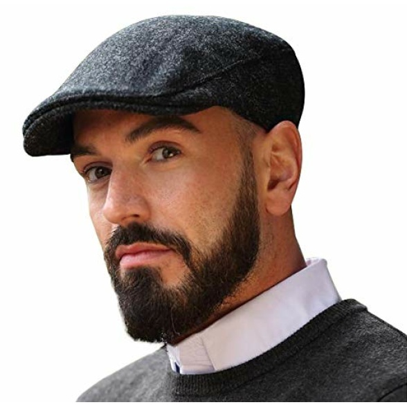 Hanna Hats Men's Donegal Tweed Donegal Touring Cap