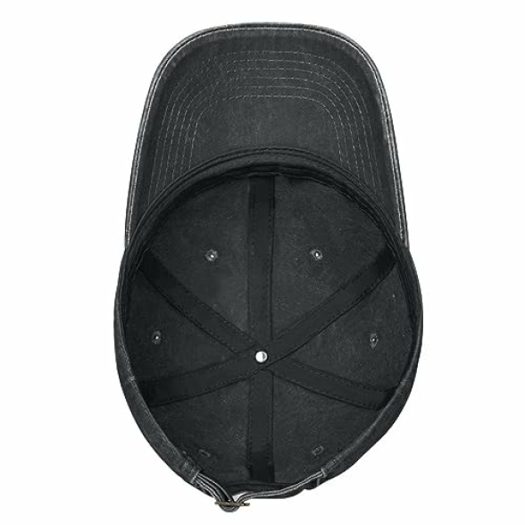 Hat Fashion Hip Hop AC-DC Back in Black Unisex Baseball Cap Distressed Washed Cap Fashion Outdoor Running Golf Snapback Hat Birthday Gift - Image 4