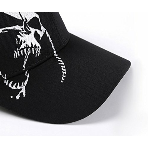 Himozoo Men‘s Baseball Cap 100% Cotton Outdoor Sports Cap Cool Skull Snapback Hats for Men Women - Image 6